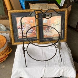 NWT Longaberger iron pie rack